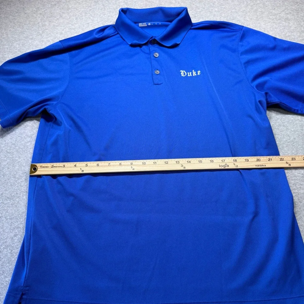 Nike Golf Duke Blue Devils Polo Shirt Mens‎ XL Dri-FIT Tour Performance Short